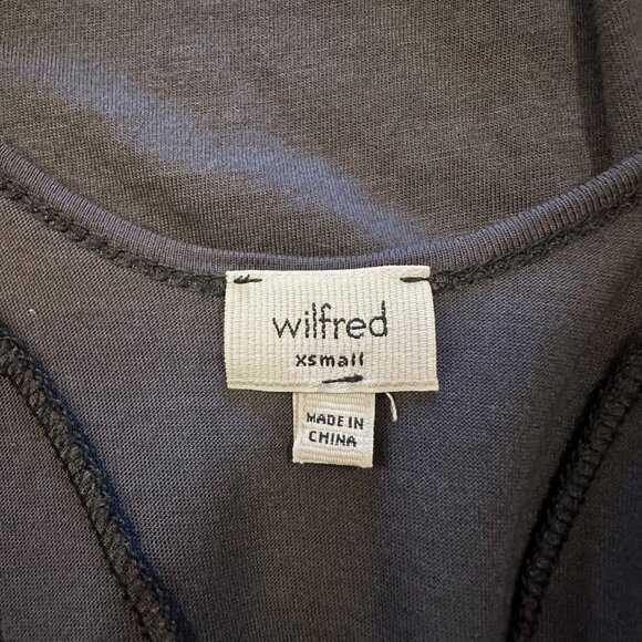 Aritzia Wilfred Tank Top Blue Womens Size XS Front Pocket Relaxed Fit - Picture 6 of 6